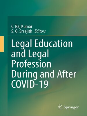 cover image of Legal Education and Legal Profession During and After COVID-19